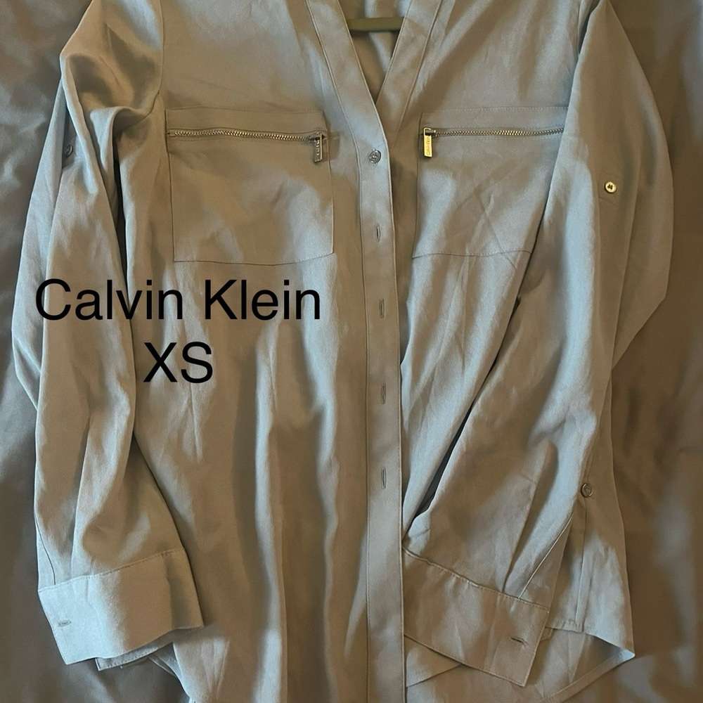 Calvin Klein womens Gray Shirt